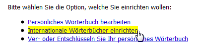 Webmail Rechtschreibürüfung