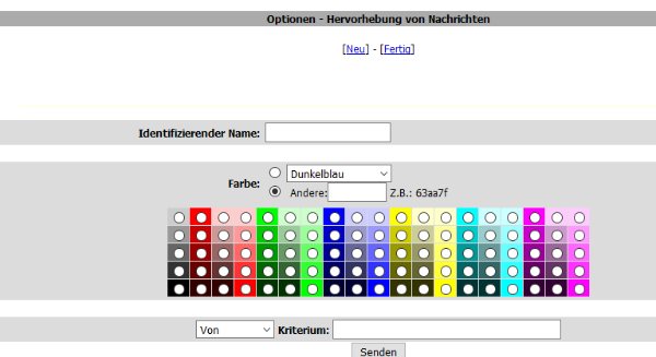 Webmail Hervorhebungen gaiahelp images e ef Nachrichten02